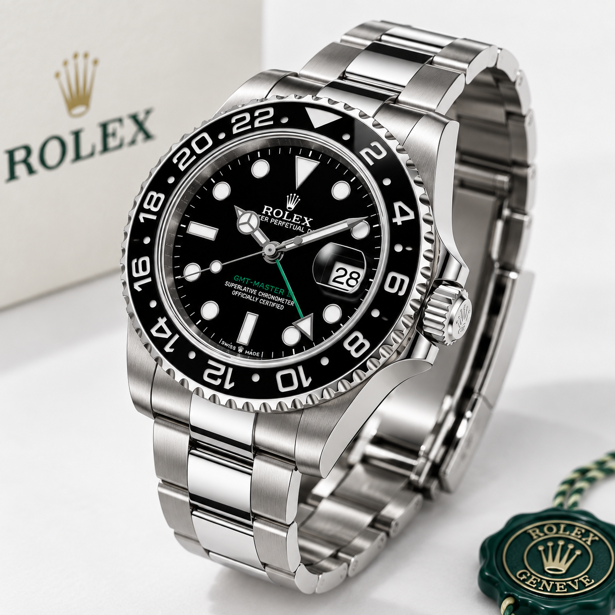 Rolex GMT-Master II Black Dial – Stainless Steel