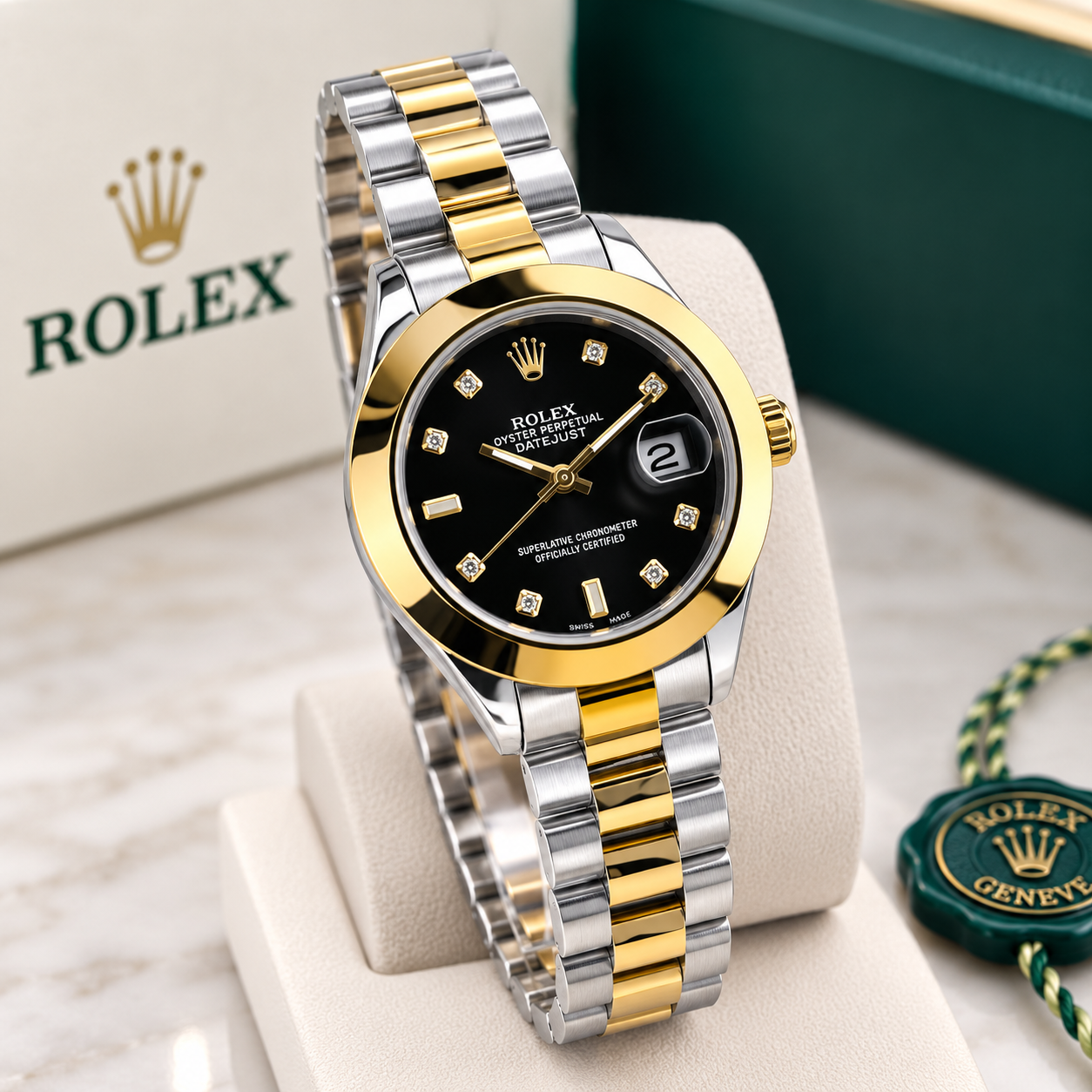 Rolex Datejust Two-Tone – Black Dial